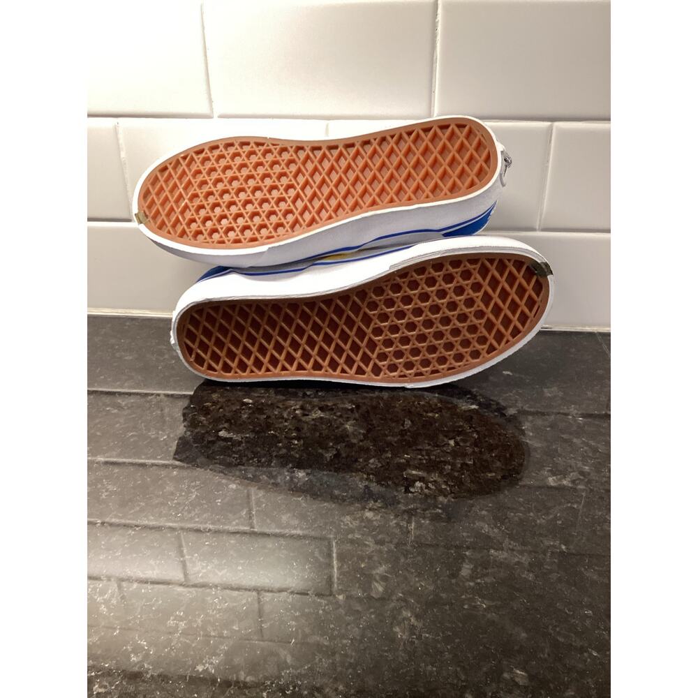 Vans Off The Wall Womens Check Classic Slip-On  Sneakers White Gray Size M4.5/W6 - Picture 7 of 8